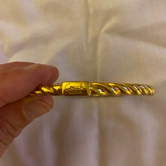 Coach Gold Bangle - Picture 1 of 3